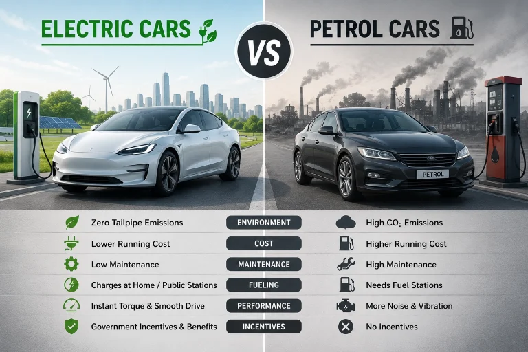 Electric Cars vs Petrol Cars